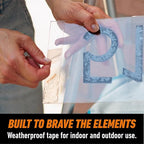 Gorilla Tough & Clear Double Sided Mounting Tape, Clear Tape, 1" x 150" (Pack of 4) - Weatherproof for Indoor or Outdoor