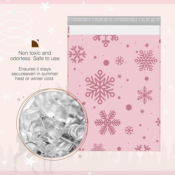 Metronic Poly Mailers 14.5x19 Inch 20Pack Shipping Bags for Clothes,Self Adhesive Shipping Envelopes for Small Business,Waterproof Mailers Poly Bags for Shipping,Packaging Mailing Bags Pink
