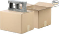 The Boxery Heavy-Duty Double Wall (ECT48) - 16"x16"x12" (15-Pack) | Corrugated Boxes for Shipping, Packaging, Moving, Storage Box for Home or Business, Strong Wholesale Bulk Boxes