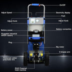 Electric Stair Climbing Dolly, 1250W Electric Hand Truck with Telescopic Handle, 3 Mode Folding Stair Climber 900lbs Max Load Capacity for Effortless Moving of Furniture & Equipment (Blue)