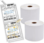 9527 Product 4x6 Direct Thermal Shipping Labels for Zebra 2844 ZP-450 ZP-500 ZP-505,Blank,450 Labels/Roll, 1" Core,Total 4 Rolls