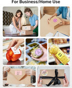 Phomemo Label Printer, M220 Thermal Bluetooth Barcode Label Maker, for Home, Office, School, Compatible with Phone & Laptop