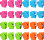 VNDUEEY 24 Pcs Magnetic Clips, Fridge Magnets Refrigerator Magnet, Whiteboard Magnets, Magnet Clips Heavy Duty, Metal Clip Magnets for Classroom, Home, Photo Displays, Locker