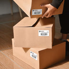 L LIKED 10 Rolls, 1000 Labels/Roll 2-1/4" x 1-1/4" Direct Thermal Labels Replacement for DYMO 30334 Barcodes Address Postage
