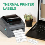 12 Rolls 4" X 2" Barcode Labels, 750/Roll - Direct Thermal Labels Compatible with Zebra & Rollo Printers, BIAlabel