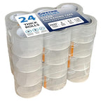 24 Rolls | 2.8 mil Clear | 110 Yards (2,640 Yds Total) | 3" Premium Packing Tape, Heavy Duty Packaging Tape for Shipping Moving Eccomerce - Stronger Thicker