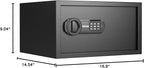 RPNB Deluxe Safe and Lock Box,Digital Keypad Safe Box,Steel Alloy Small Safes, Keypad Lock,Perfect for Home Office Hotel Business Jewelry Cash Use Storage,1.0 Cubic Feet