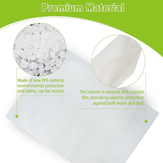 10 Pack 18x22in Cushion Foam Pouches Moving Packaging Supplies Shockproof