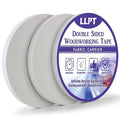 LLPT Double Sided Woodworking Tape 1/2" x 150Ft Each 3 Pack Double Face Turner Woodworker Adhesive Tape Removable Residue Free for Wood Template (WT05150W3)