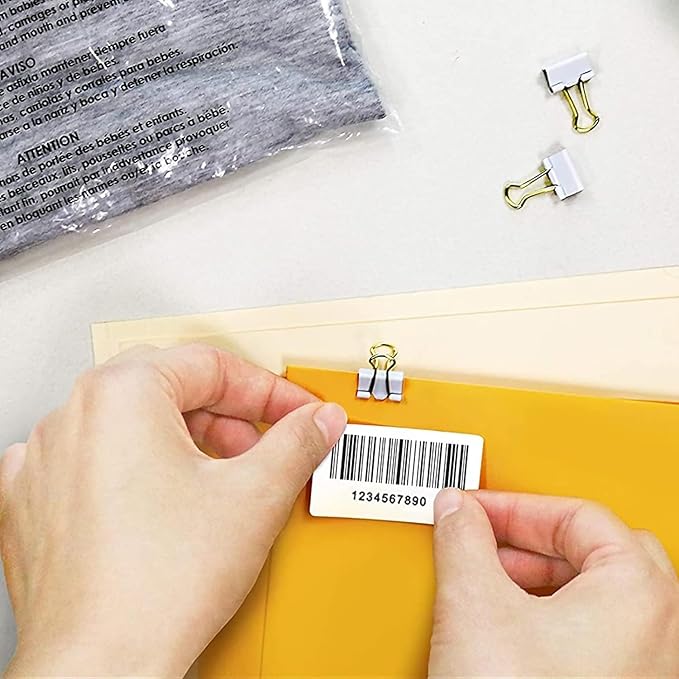 3"x1" 3-Proof Direct Thermal Barcode Shipping Labels for Zebra LP2844 GK420D GK420T ZD421 ZD420, 12 Rolls 15600 Pcs 1x3 Strong Adhesive Return Address Label Used with Rollo MUNBYN Arkscan
