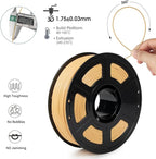iSANMATE ASA Filament 1.75mm Almond White 1KG, UV & Weather Resistant 3D Printer Filament Perfect for Outdoor Functional Parts, Dimensional Accuracy +/- 0.02mm, 1kg Spool (2.2lbs)