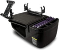 AutoExec AE-GMCD-PI-TAB-PS-BT GripMaster Car Desk for Your Vehicle Workstation and Mobile Office, Black with 400 watt Power Inverter,Tablet Mount and Printer Stand