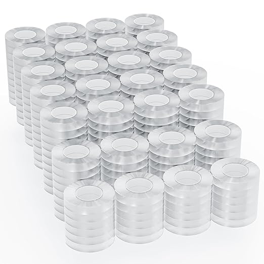 Double Sided Tape, Nano Tape, Transparent Adhesive Tape, Traceless Adhesive Tape, Removable, Washable, Reusable, Suitable for Carpets, Photo Walls, 9.85Ft Per Roll, 288 Rolls