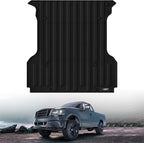 LASFIT Truck Bed Mat (5.5FT, 67" Bed) Fit for Ford F-150 2004-2014 | Lincoln Mark LT 2006-2008, All Weather Protection TPE Heavy Duty Car Bed Liner - 1PC Black