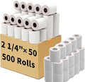 MFLABEL 2 1/4" x 50' Thermal Papers Cash Register POS Receipt Paper Credit Card Paper 500 Rolls