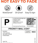 MUNBYN Thermal Direct Shipping Label (Pack of 500 4x6 Per Fanfold Labels) - Commercial Grade