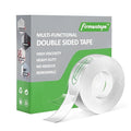 Clear Double Sided Tape(1 in x 15 ft) Extra Long Mounting Tape,Strong Adhesive,Residue-Free for Hanging Pictures, Mounting Decor