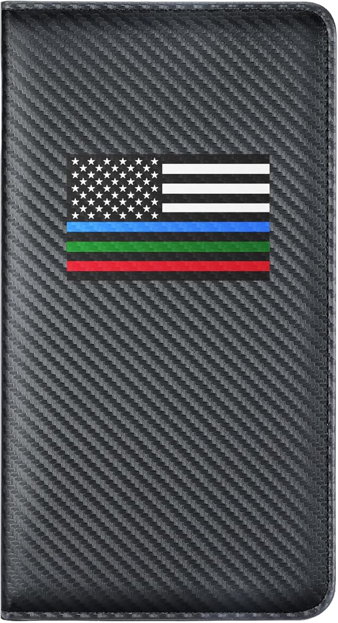 Car Insurance and Registration Card Holder | for BMW Ford Tesla Cadillac All Cars | Store Cards, ID License & Essential Documents | Premium Leather with Magnetic Closure