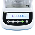 U.S. Solid Semi-Micro Lab Scale, 62 g x 0.01 mg / 120 g x 0.1 mg, Analytical Balance 10 Weighing Units, Automatic Internal Calibration, RS232 Interface, Multi-Language Support (EN, FR, DE, IT, ES, PT)
