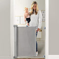 Retractable Baby Gate, Momcozy Extra Wide Mesh Baby Gates for Stairs, 33" Tall, Extends to 71" Wide, Pet Dog Gate for Doorways, Stairs, Hallways, Indoor/Outdoor
