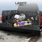 LASFIT Tailgate Mat for Ford F-150 2021-2026(Nof for Work Surface or Pro Access Tailgate) Truck Tailgate Liner All Weather Protector TPE Durable Tailgate Cover