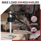 Labor Saving Arm Jack Handle 2 Pack,12 in Construction,Multifunctional Furniture Jack for Installing Cabinets and Wall Tile Height Adjuster Handheld Lifter Tool, Load 440LBS