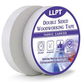 LLPT Double Sided Woodworking Tape 1" x 90Ft Each 2 Pack Double Face Turner Woodworker Adhesive Tape Removable Residue Free for Wood Template (WT1090W2)