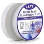 LLPT Double Sided Woodworking Tape 1" x 90Ft Each 2 Pack Double Face Turner Woodworker Adhesive Tape Removable Residue Free for Wood Template (WT1090W2)