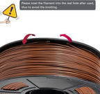 iSANMATE ASA Filament 1.75mm Brown 1KG, UV & Weather Resistant 3D Printer Filament Perfect for Outdoor Functional Parts, Dimensional Accuracy +/- 0.02mm, 1kg Spool (2.2lbs)