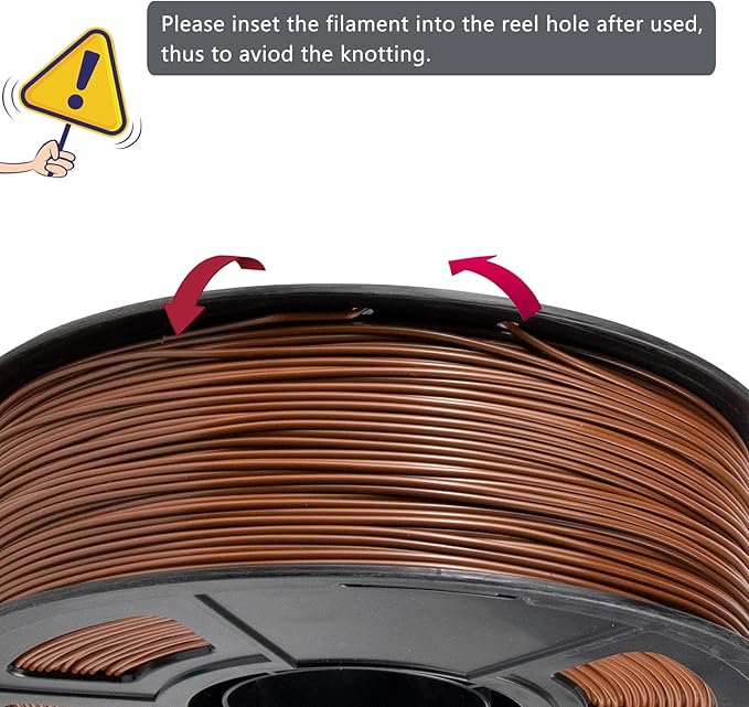 iSANMATE ASA Filament 1.75mm Brown 1KG, UV & Weather Resistant 3D Printer Filament Perfect for Outdoor Functional Parts, Dimensional Accuracy +/- 0.02mm, 1kg Spool (2.2lbs)