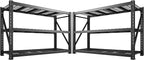 Bepatio 77" W Garage Shelving Heavy Duty, Ultra Wide Storage Shelves 3 Tier Metal Shelving Unit Adjustable Utility Shelves for Garage, Basement, Warehouse, Black 77" W*23.7" D*66”H, 2 PCS