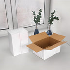 Hoikwo 10x7x5 Inches Small White Shipping Boxes Set of 40, Sturdy Cardboard Boxes for Small Business for Packaging Mailing
