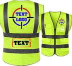 Personalized High Reflective Safety Vest Custom Hi Vis Safety Vest Men Women Construction Workwear Security Vest