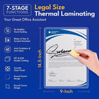 Uinkit 100Pack Legal Size Laminating Pouches, 8.5x14 Inches, 4Mil Thick - Bubble-Free, Crystal Clear Thermal Laminating Sheets for Documents, Menus, Certificates & School/Office Use