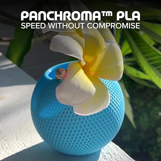 Panchroma PLA Aqua Blue 3D Printer Filament, 1.75mm, 1kg Spool, Easy to Print, High Speed Printing, Tangle Free, AMS Compatible, Perfect for Toys, Decor, Miniatures, Models & Cosplay
