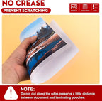 CAREGY 500 Pack Laminating Sheets,Holds 8.5 x 11 Inch Sheets,Thermal Laminating Pouches, 3 Mil, 9 x 11.5 Inches Lamination Sheet Paper for Laminator, Round Corner Letter Size