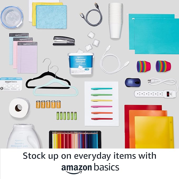 Amazon Basics 4-Shelf Adjustable, Heavy Duty Storage Shelving Unit with Wheels for Easy Assembly, for Garage or Kitchen Use, Metal Organizer Wire Rack, 36" L x 14" W x 57.8" H, Chrome