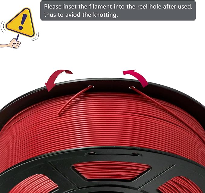 iSANMATE ASA Filament 1.75mm Red 1KG, UV & Weather Resistant 3D Printer Filament Perfect for Outdoor Functional Parts, Dimensional Accuracy +/- 0.02mm, 1kg Spool (2.2lbs)