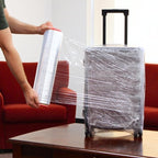 PSBM 256 Rolls 12 Inch x 2000 Feet 60 Gauge Stretch Film/Wrap, Heavy Duty Industrial Strength Clear Shrink Plastic Wrap for Moving, Packing, Shipping, Pallet Wrapping & Storage