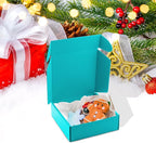 15 Pcs Teal Cardboard Boxes Shipping Boxes, Recyclable Colored Corrugated Cardboard Box Small Mailing Storage Gift Boxes for Shipping, Mailing, Gifts Packaging, 6x6x2" (Teal)