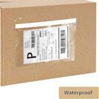 CLASSY Premium Clear 6'' x 9'' Packing List Envelopes, Self-Adhesive Shipping Label Sleeves,100Pack