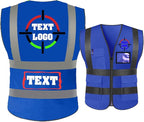 Personalized High Reflective Safety Vest Custom Hi Vis Safety Vest Men Women Construction Workwear Security Vest