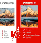 Laminating Sheets, 600 Pack Clear Thermal Laminating Plastic Paper Laminator Sheets, 9 x 11.5-Inch, 3mil, Ideal Office or School Supplies