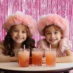 3 Pack Foil Fringe Backdrop - Pink Shiny Tinsel Curtains for Party Decoration/Photo Booth Props - 3.3x8.2 FT Metallic Foil Backdrop for Birthday, Wedding, Graduation, Christmas.