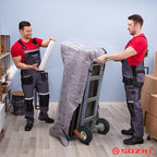 Large Wheel Hand Truck/Two Wheel Appliance Dolly Cart with 2 Straps / 600lb Load/Heavy Duty/for Equipment/Furniture/Electrical Appliances/Large Cartons/Warehouse