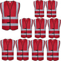 zojo High Visibility Reflective Vests,Adjustable Size,Lightweight Mesh Fabric, Wholesale Safety Vest for Outdoor Works