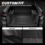 LASFIT Bed Mat for Hyundai Santa Cruz 2026 2025 2024 2023 2022 4.3FT (52.1inches), Custom Fit TPE All Weather Truck Bed Liner Pickup Trunk Bed Mat, Black