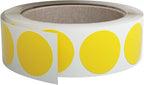 Royal Green Colored Label Circle Stickers in one inch - Roll Dot Sticker 25mm in Yellow - 600 Pack