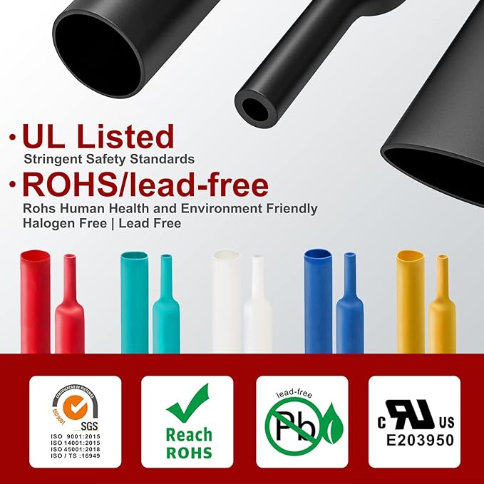 Chanzon 2:1 Ratio 5/16" (8mm) Heat Shrink Tubing 8Ft Roll (2.5M Total Length) Green Polyolefin Sleeving Wrap Shrinking 2 to 1 1pcs