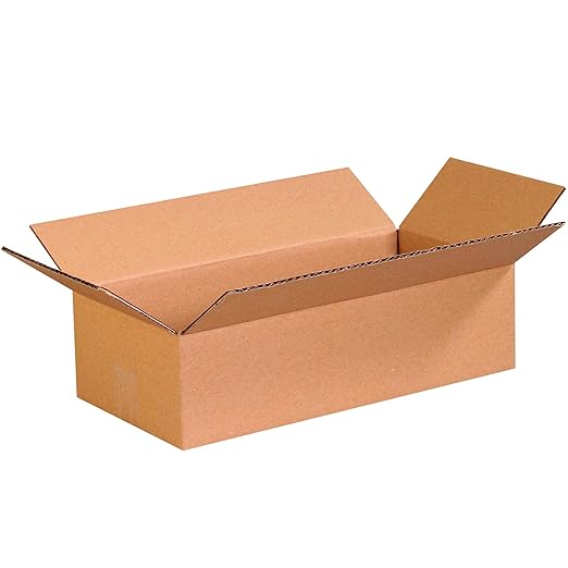 TAPE LOGIC 16 x 8 x 4 Corrugated Cardboard Boxes, Flat 16"L x 8"W x 4"H, Pack of 25 | Shipping, Packaging, Moving, Storage Box for Home or Business, Strong Wholesale Bulk Boxes